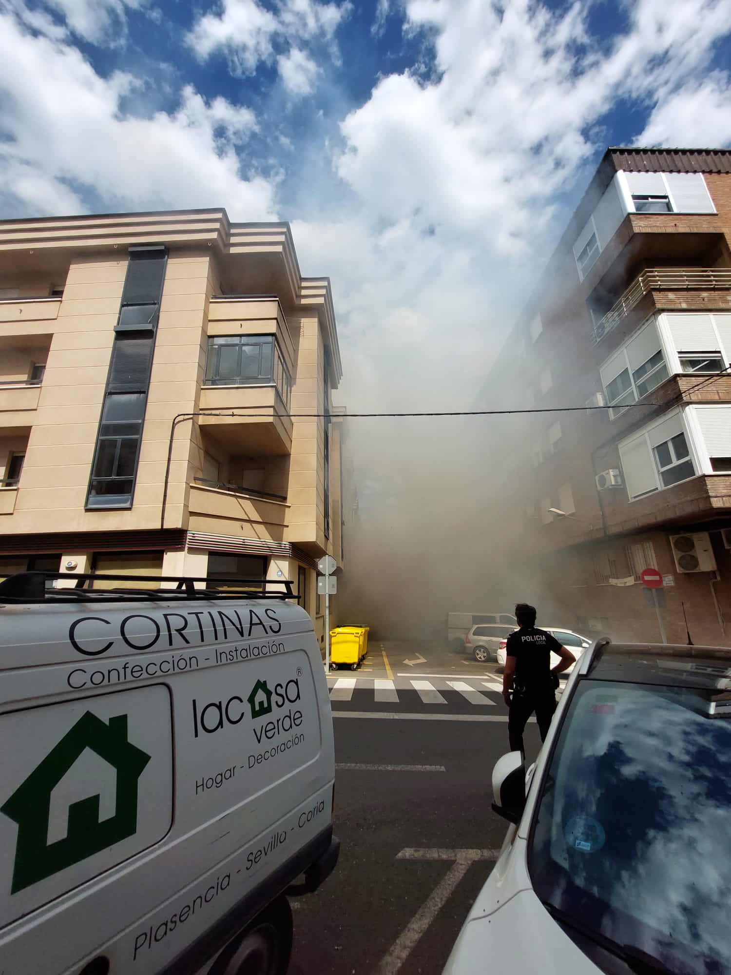 El incendiario de los contenedores vuelve a actuar en Plasencia