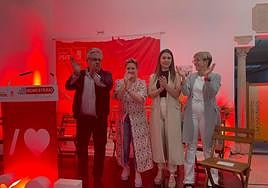 Antonio Garrote, Soraya Vega, María del Mar Megías y Loli Vargas