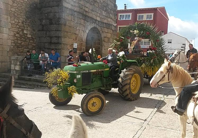 Celebración de San Isidro en Valverde del Fresno.