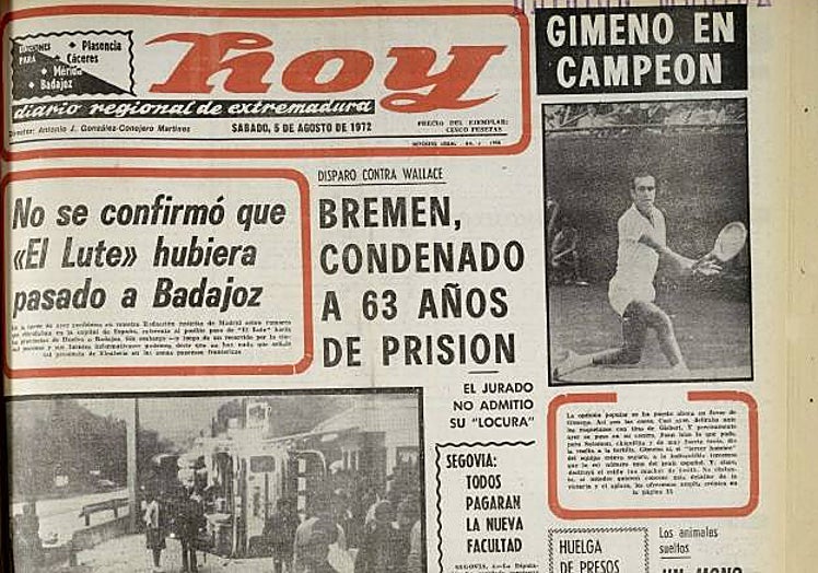 Imagen principal - Psicosis en Badajoz en 1972: «El Lute se esconde aquí»