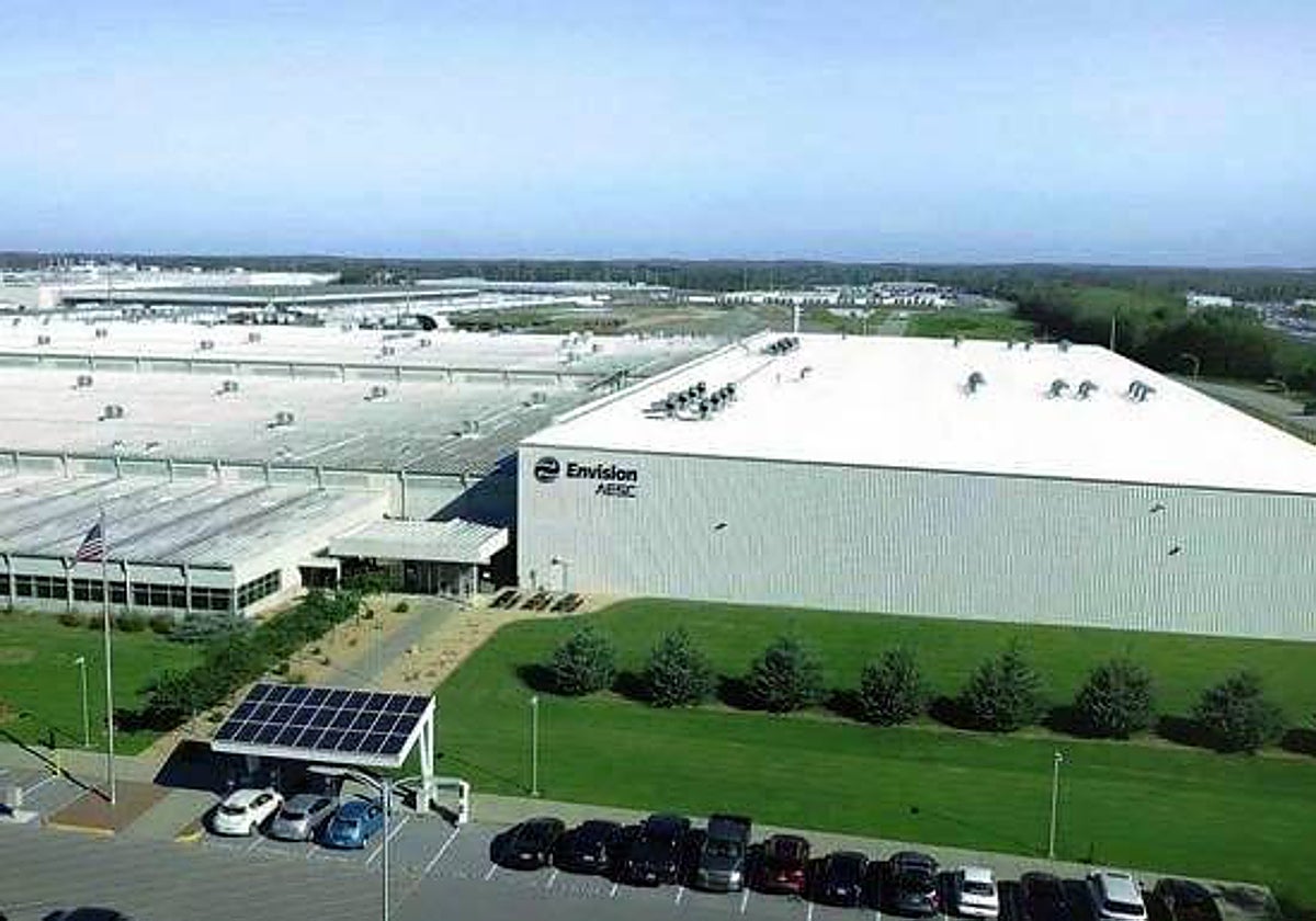 Una gigafactoría de Envision en Estados Unidos.