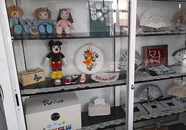 Algunas de las creaciones expuestas.