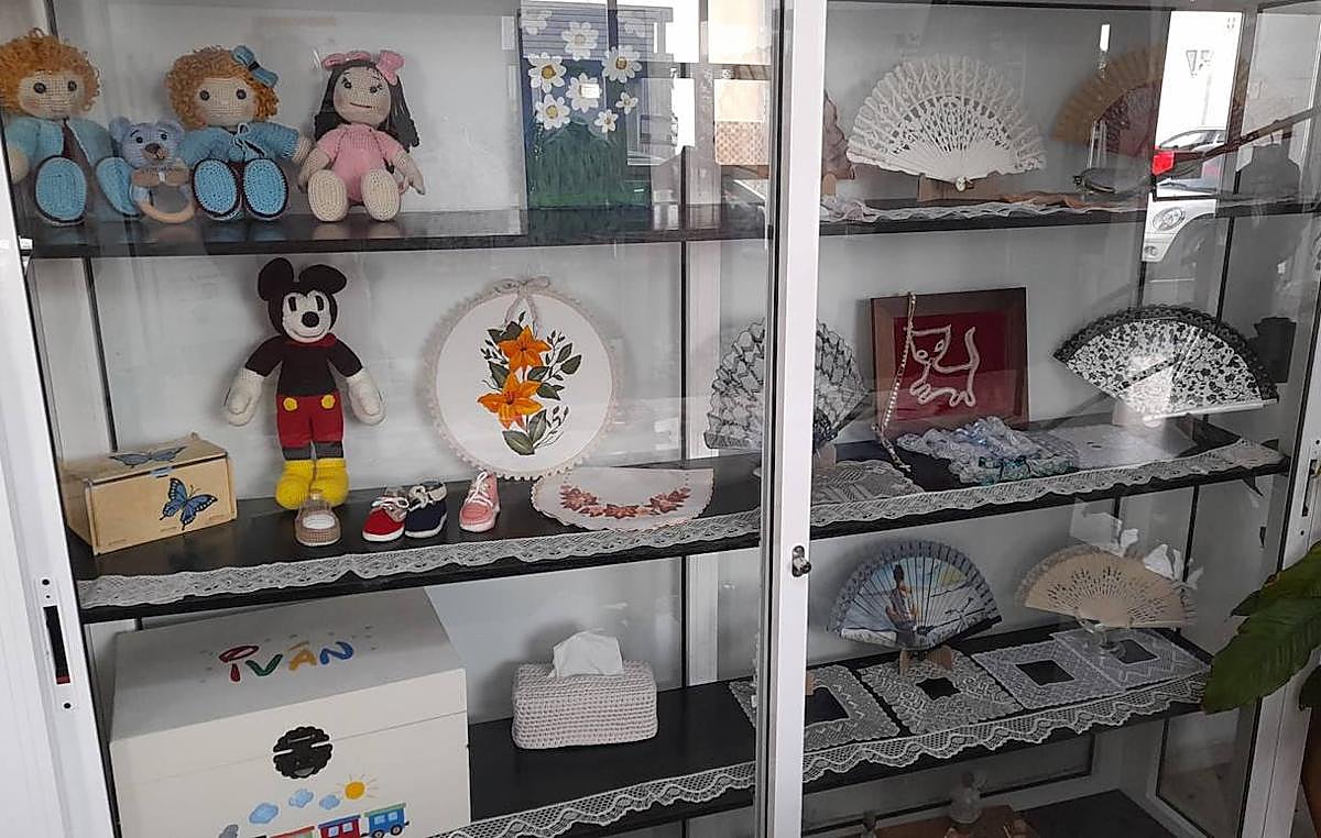 Algunas de las creaciones expuestas.