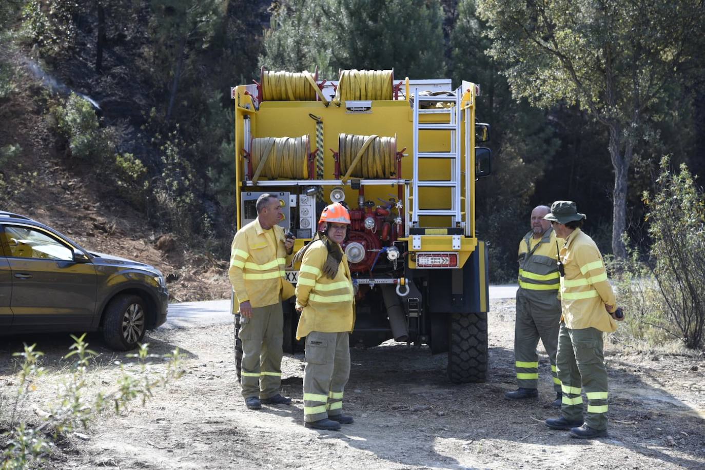 El incendio en Hurdes y Sierra de Gata, en imágenes (IV)
