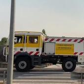 Aplausos para los bomberos que han luchado contra el incendio en Extremadura