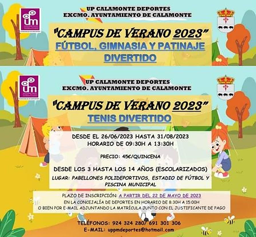 Tenis, fútbol, gimnasia rítmica y patinaje para disfrutar del verano