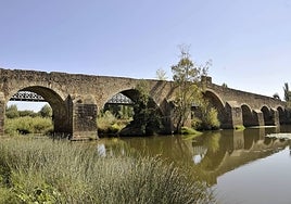 El puente de Cantillana, cerca de Gévora.