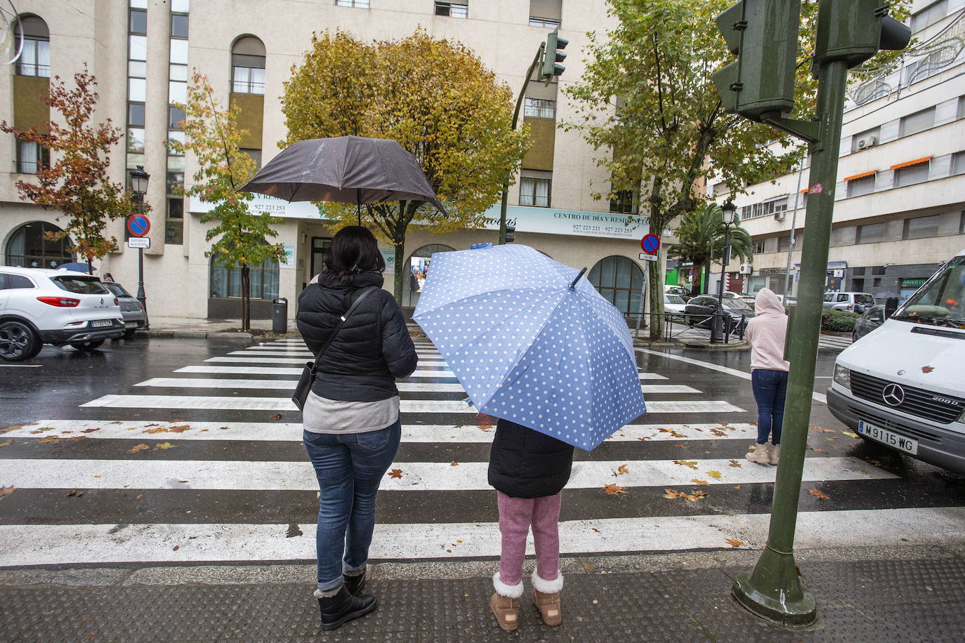 Dos municipios extremeños, entre los más lluviosos del país este lunes