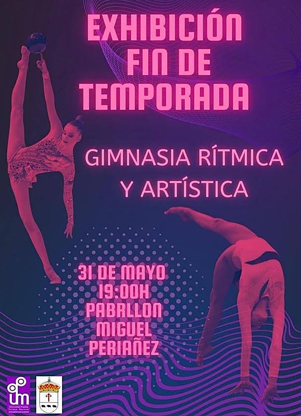 Los grupos de gimnasia rítmica y artística ofrecen una exhibición de fin de temporada
