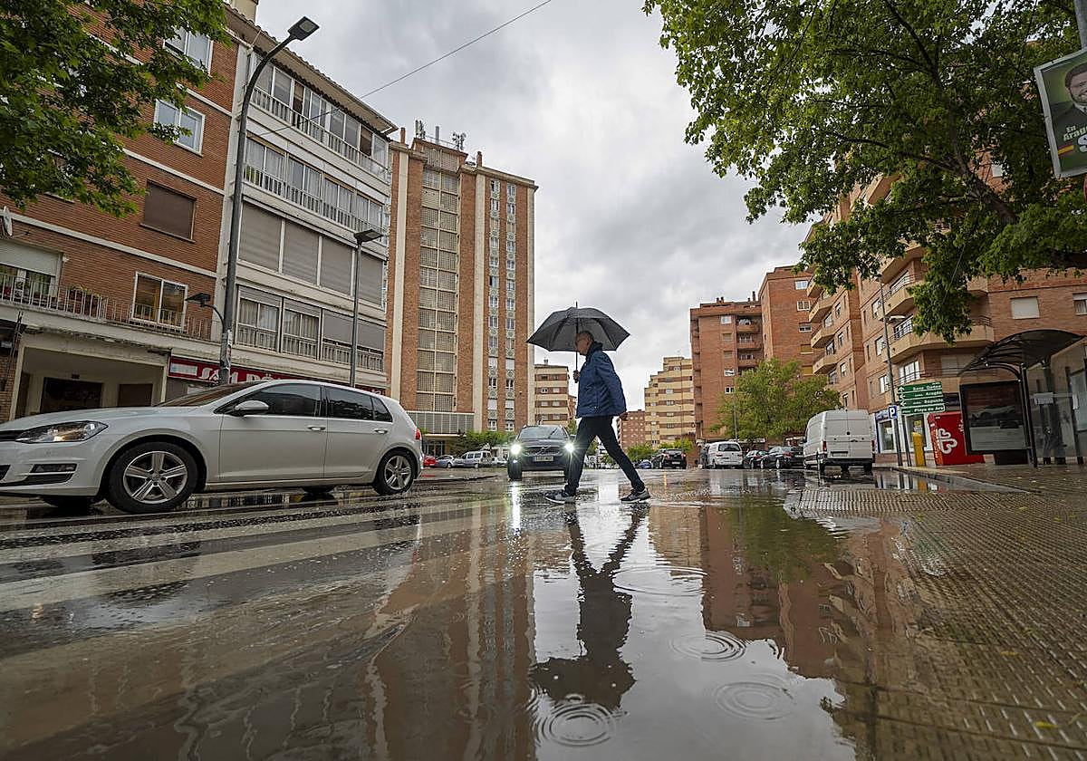 La lluvia volverá a ser protagonista este domingo en Extremadura.