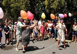 Fiestas patronales de Sagrajas en una imagen de archivo.
