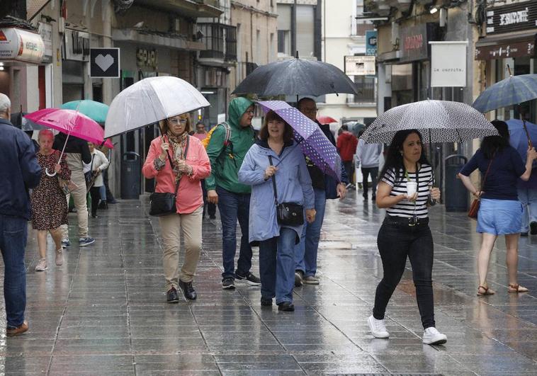 Localidades extremeñas más lluviosas este miércoles