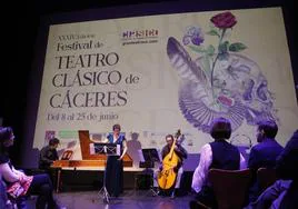 Acto de inauguración del Festival de Teatro Clásico este miércoles en el Gran Teatro.