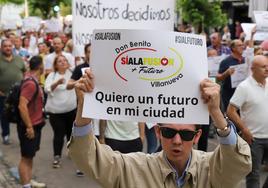 Manifestación de apoyo a la fusión de Don Benito-Villanueva (I)