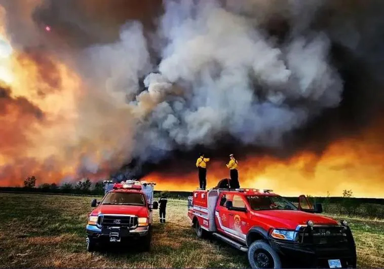 Dos bomberos de la Brif de Pinofranqueado irán a Canadá para luchar contra los incendios