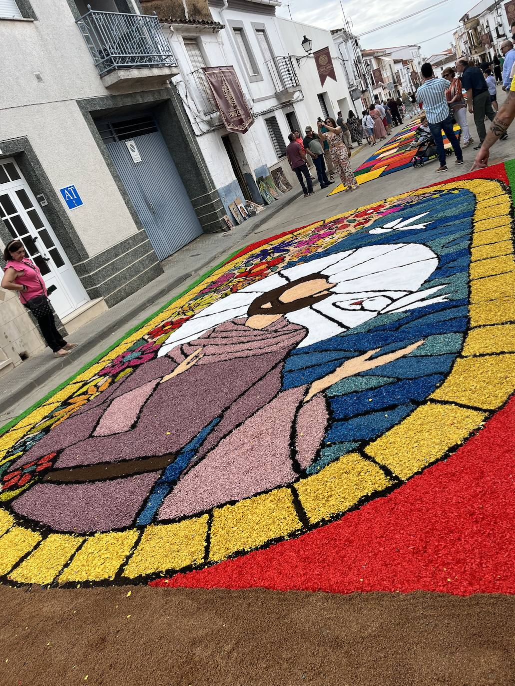 Alfombras efímeras en el Corpus de San Vicente