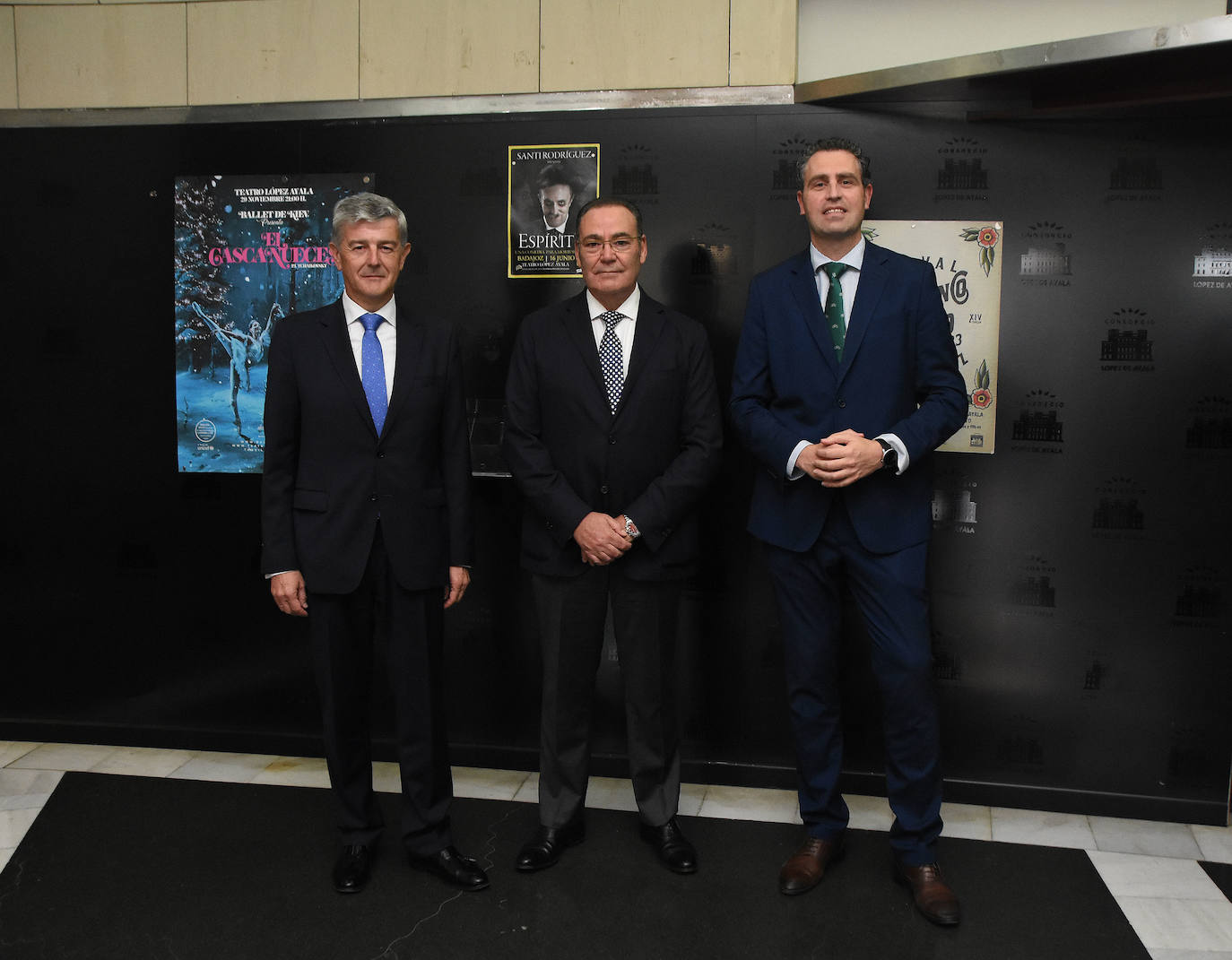 Ángel Jaén, Fernando Palacios, y Eusebio Fernández