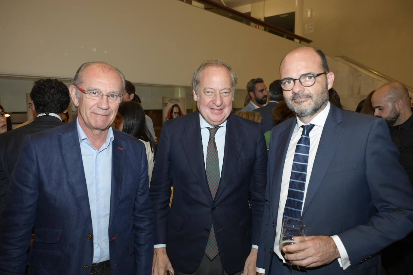 Carlos Arce, Álvaro Rodríguez Guitart y Justiniano Cortés