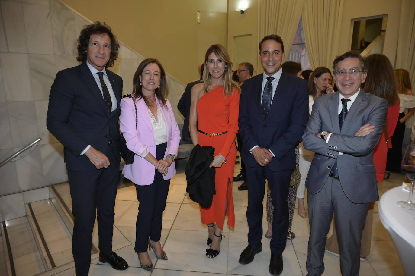 Juan Ramón Gómez, María Navarro, Juliana Carrillo, Juan Palacios y Miguel Ángel Santos