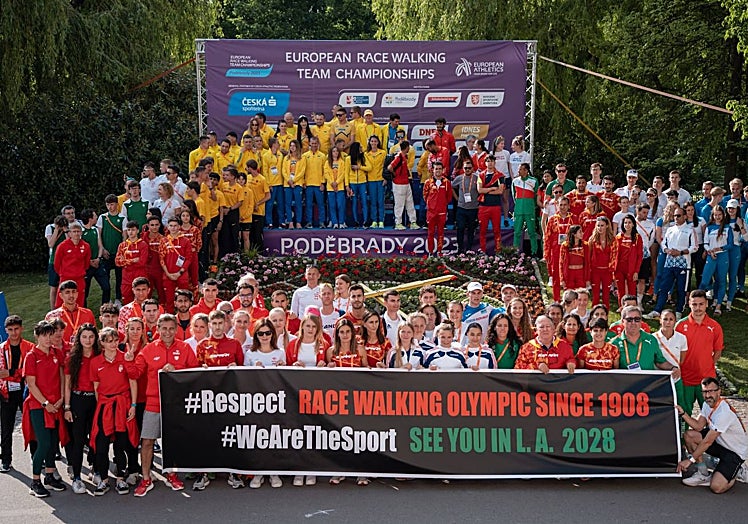 Reivindicación de los marchadores en el Europeo de Podebrady.