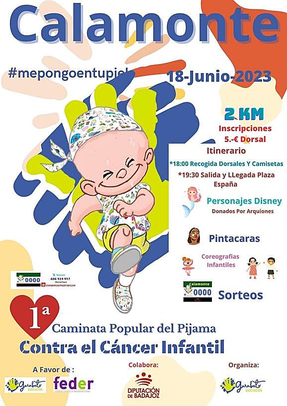Pintacaras, coreografías infantiles y personajes de dibujos en la marcha 'Me pongo en tu piel'