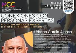 El NCC de Calamonte conectará en directo con el webinar 'De la ciencia ficción a la realidad: El poder de la inteligencia artificial'