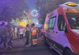 La última noche de la Feria de Badajoz deja 52 asistencias de Cruz Roja