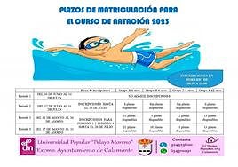 Abiertos los plazos para las matriculaciones de los cursos de natación