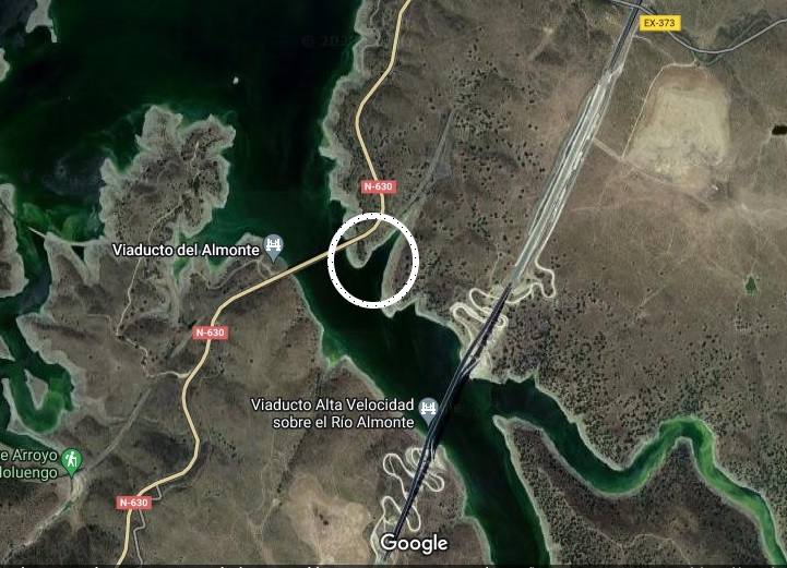 Lugar en el que se encontraron los restos, que luego se supo que pertenecían al colombiano Luis Guillermo M. B., de 52 años.