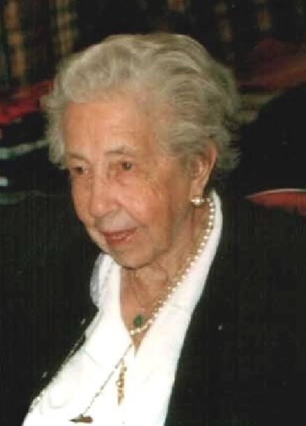 Eladia Montesino-Espartero a los 99 años.