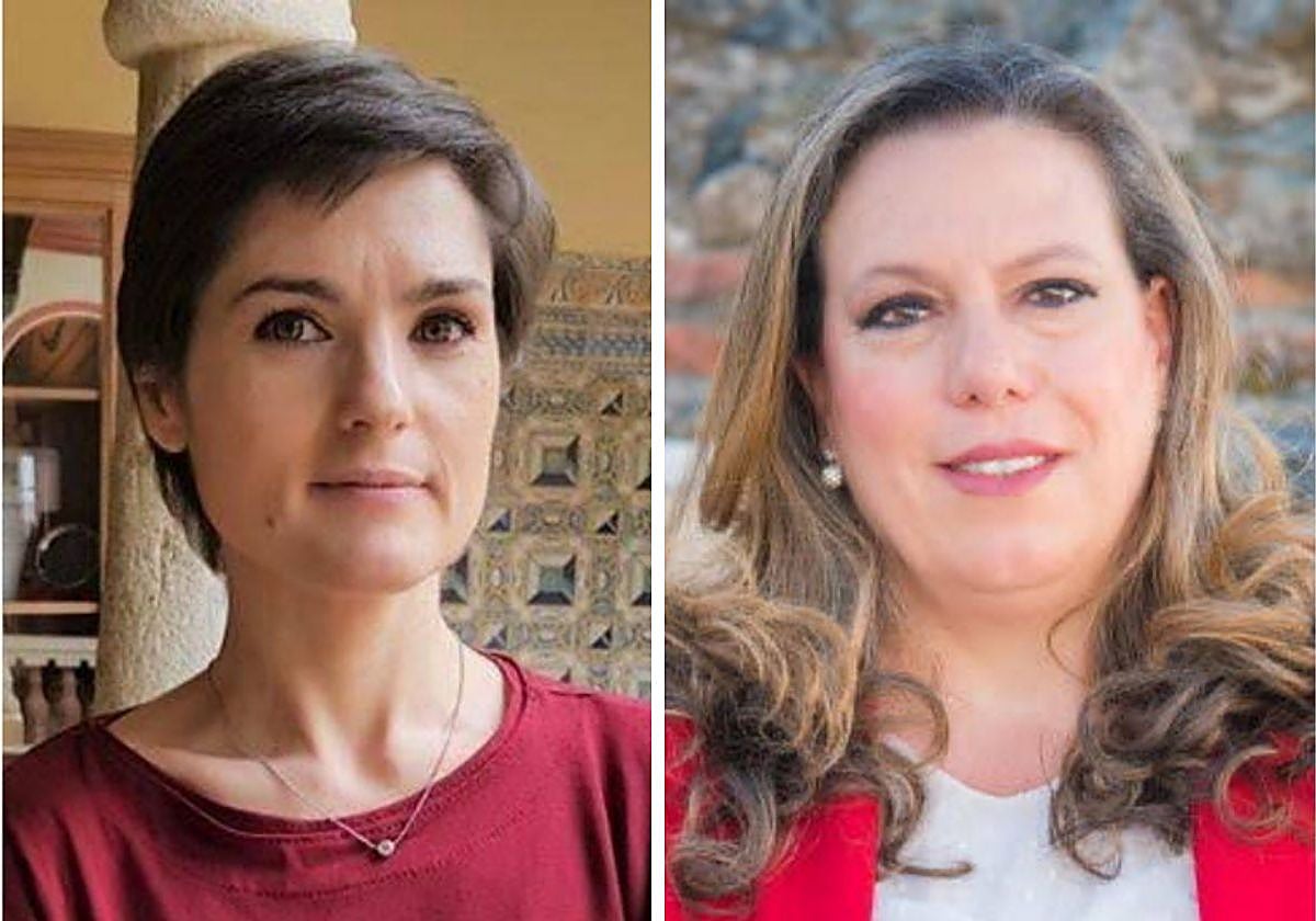 Raquel del Puerto, vicepresidenta primera, y Carmen Yáñez, vicepresidenta segunda.