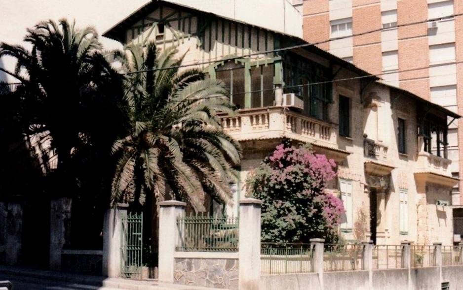 La casa, que se llamó ‘Villa María Dolores’, antes de que fuera derribada en 1986.