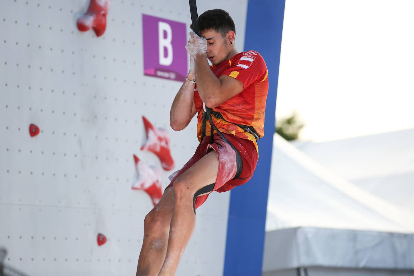 El deportista cacereño Alberto Ginés en las Olimpiadas de Tokio.