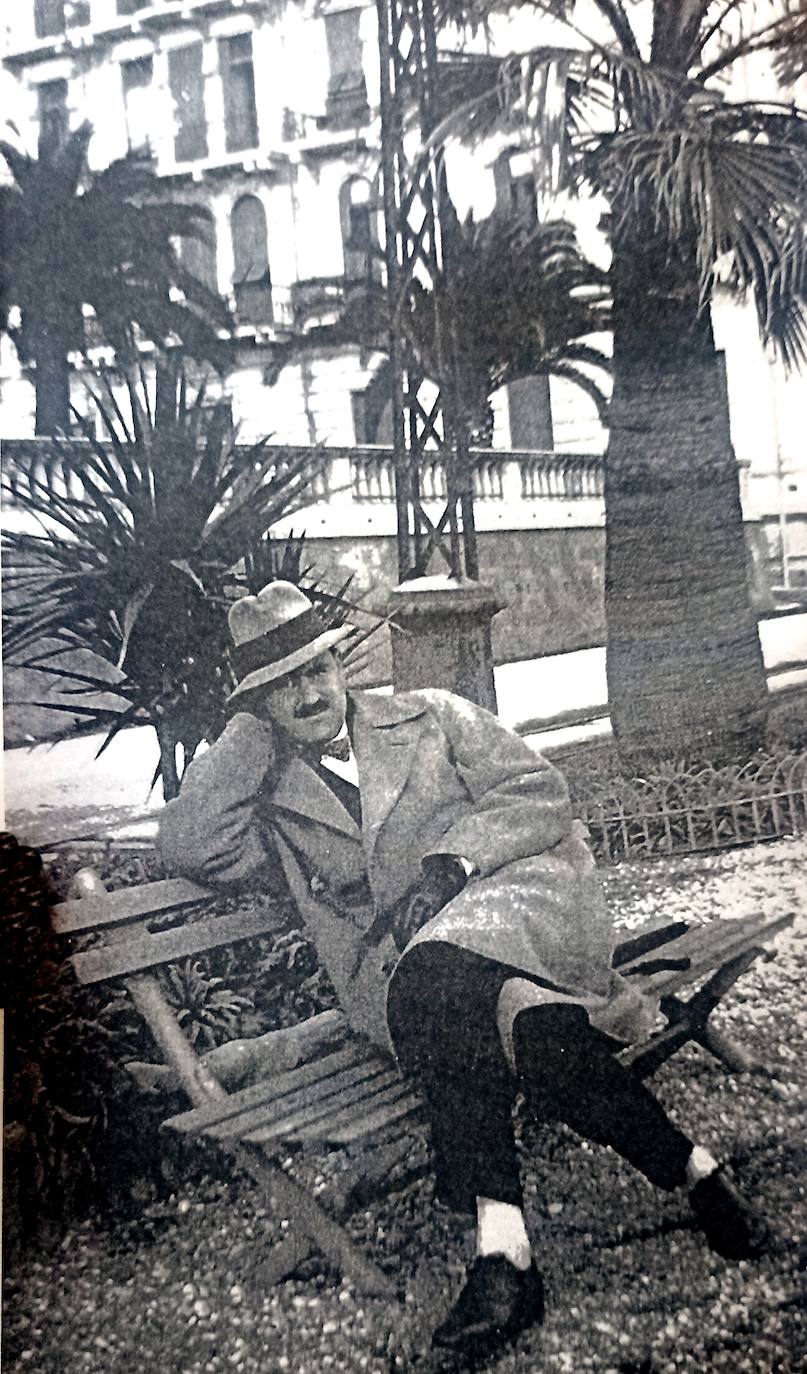 Pedro Romero Mendoza en Niza en 1927.