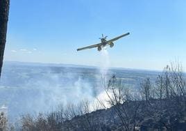 Imágenes del incendio en Valverde de la Vera