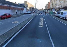 Avenida de la Constitución de Cáceres.