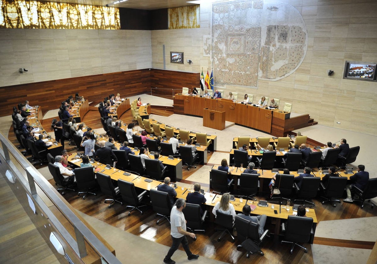 Pleno de investidura en la Asamblea.