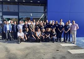 Inauguración de la tienda en Calamonte.