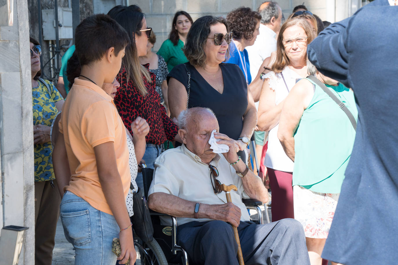 Acto en Orduña de entrega de los restos identificados los hermanos Manuel y Salvador del Amo Jiménez