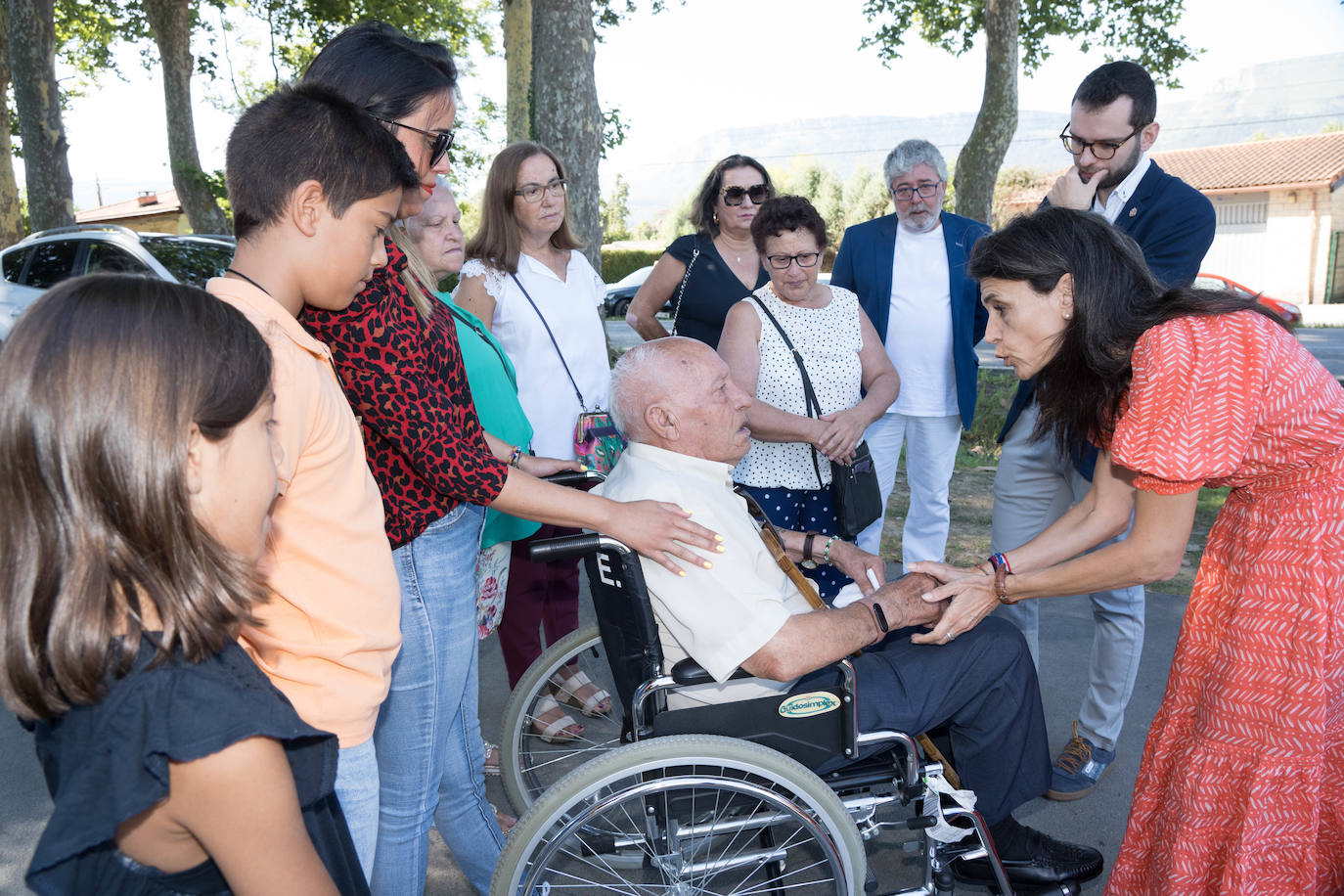 Acto en Orduña de entrega de los restos identificados los hermanos Manuel y Salvador del Amo Jiménez