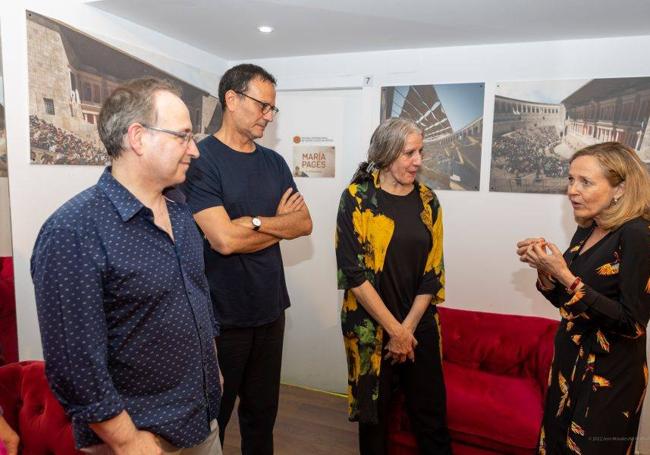 Calviño conversando con María Pagés en la edición de 2022.