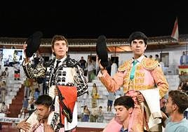 Sergio Sánchez y Eric Olivera, tarde triunfal en Valencia de Alcántara