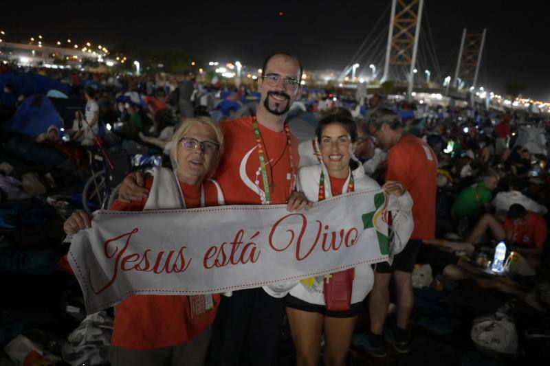 Extremeños en el encuentro con el Papa en Lisboa (II)