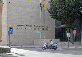 Sede de la Audiencia Provincial de Cáceres.