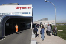 Urgencias del Hospital Universitario de Cáceres.