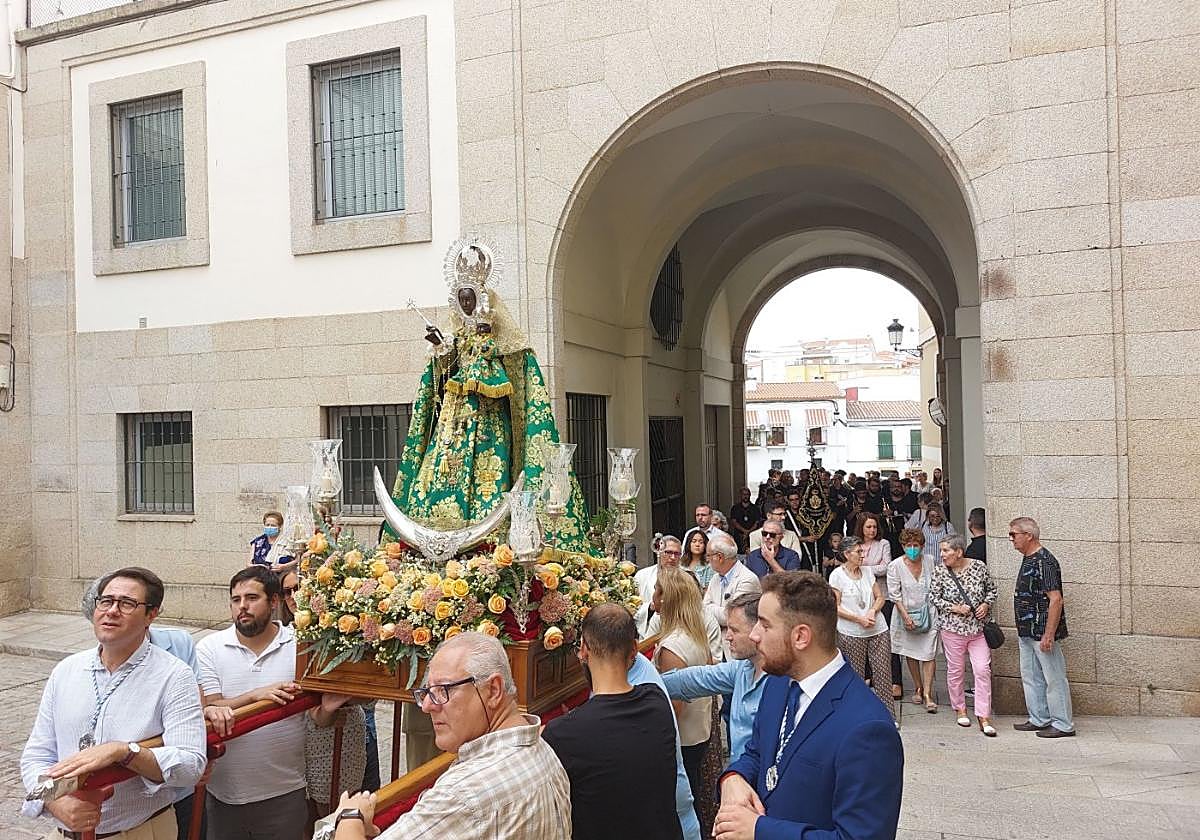 Imagen de la procesión del 8 de septiembre del año pasado.