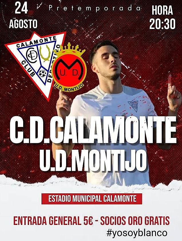 El Calamonte recibe al Montijo para un nuevo amistoso
