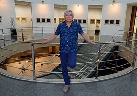 Martín Carrasco en el interior del Meiac.