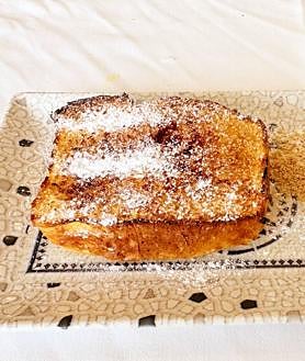 Imagen secundaria 2 - Mousse de limón, timbal de aguacate y torrija de postre.