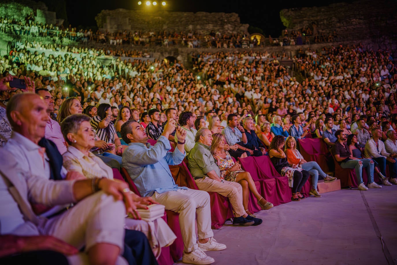 Concierto de Niña Pastori en el Teatro Romano